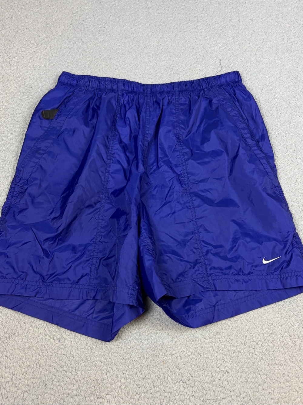Nike ACG Swim Trunks Men's XL Royal Blue Lined Drawstring Beach Pool Vintage